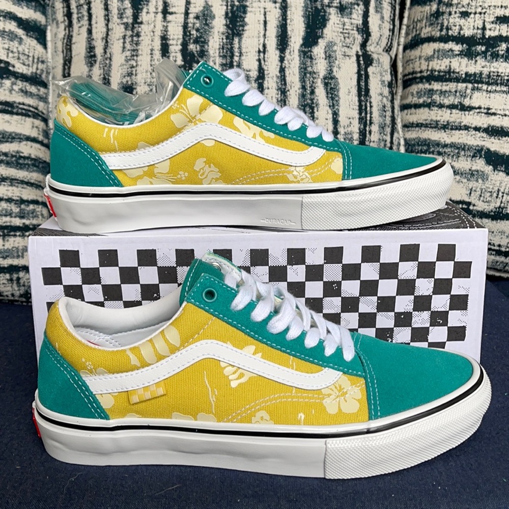Vans Skate Old Skool Aloha Marine/Gold WMNS - Picture 2 of 16